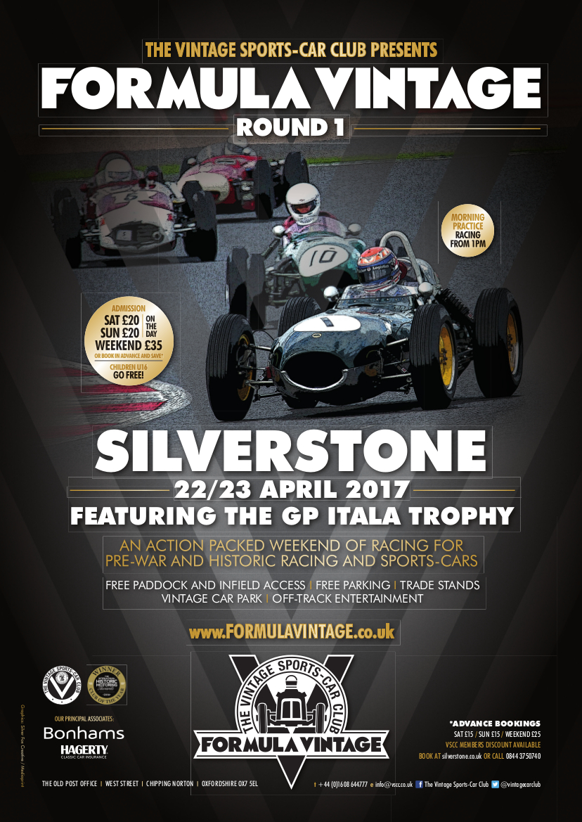 Vintage Sports-Car Club set for Formula Vintage Race Season launch at Silverstone cover