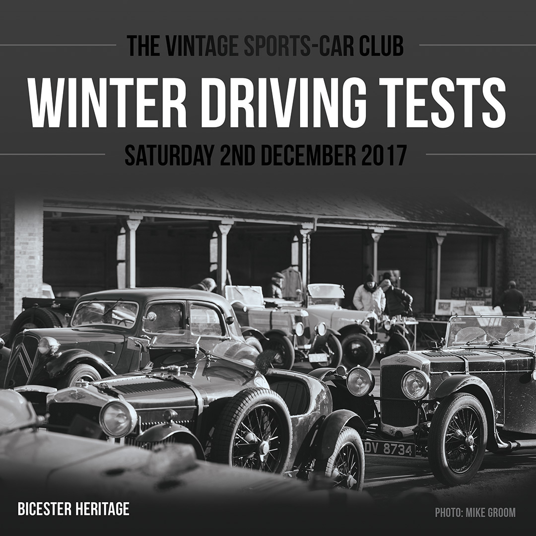 The VSCC Season Concludes this Saturday with The Winter Driving Tests cover