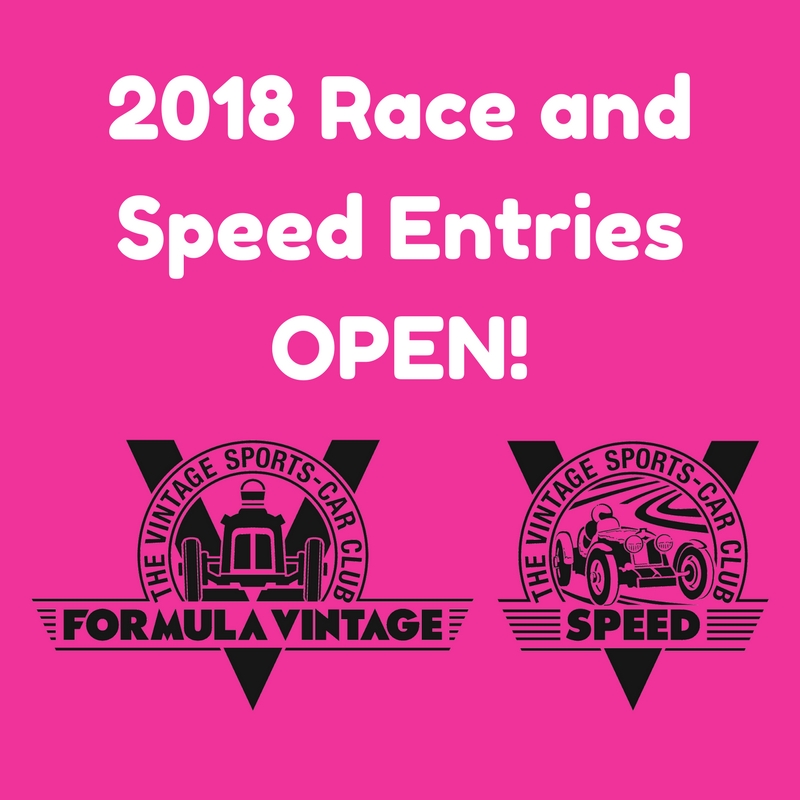 Formula Vintage and Speed Championship Entries Now Open! cover