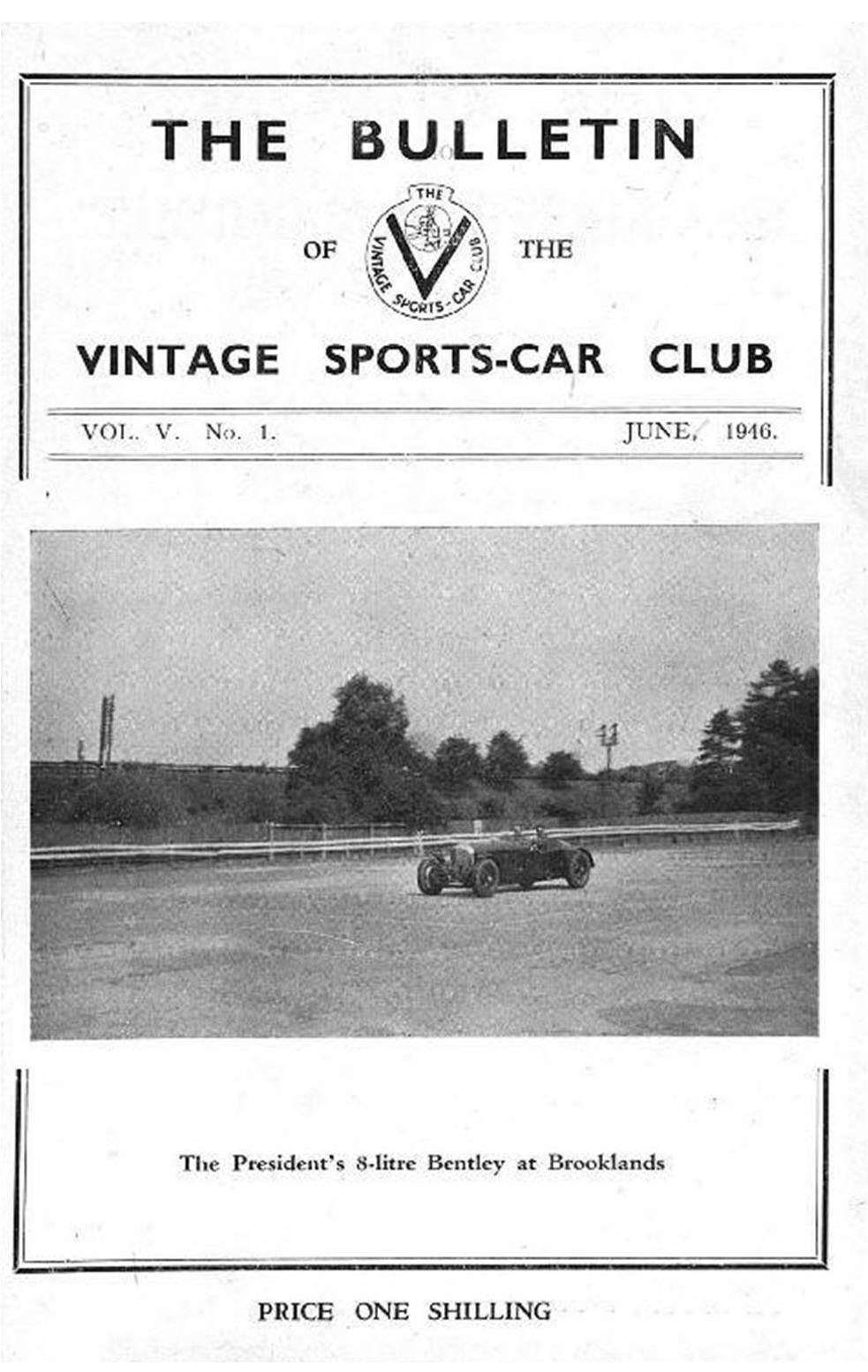 Bagshot-The Opening Rally Sept. 1945. Elstree Speed Trials. Pomeroy Trophy cover