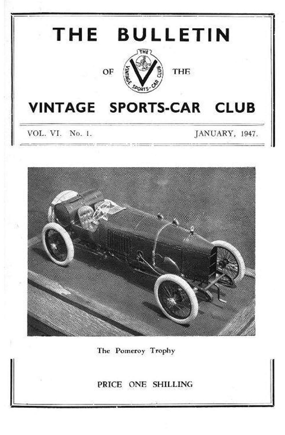 Pomeroy Trophy.   Bisley - November 24th.    1922 G.P. ASton Martin cover