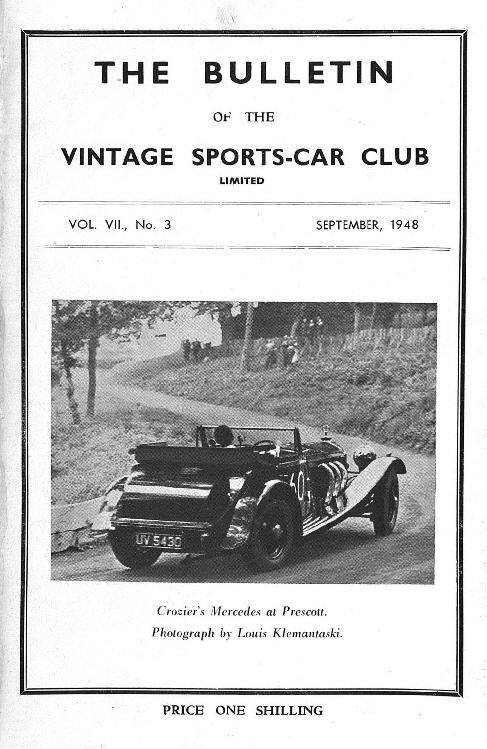Brighton Speed Trials,  Madresfield, Vintage Prescott cover