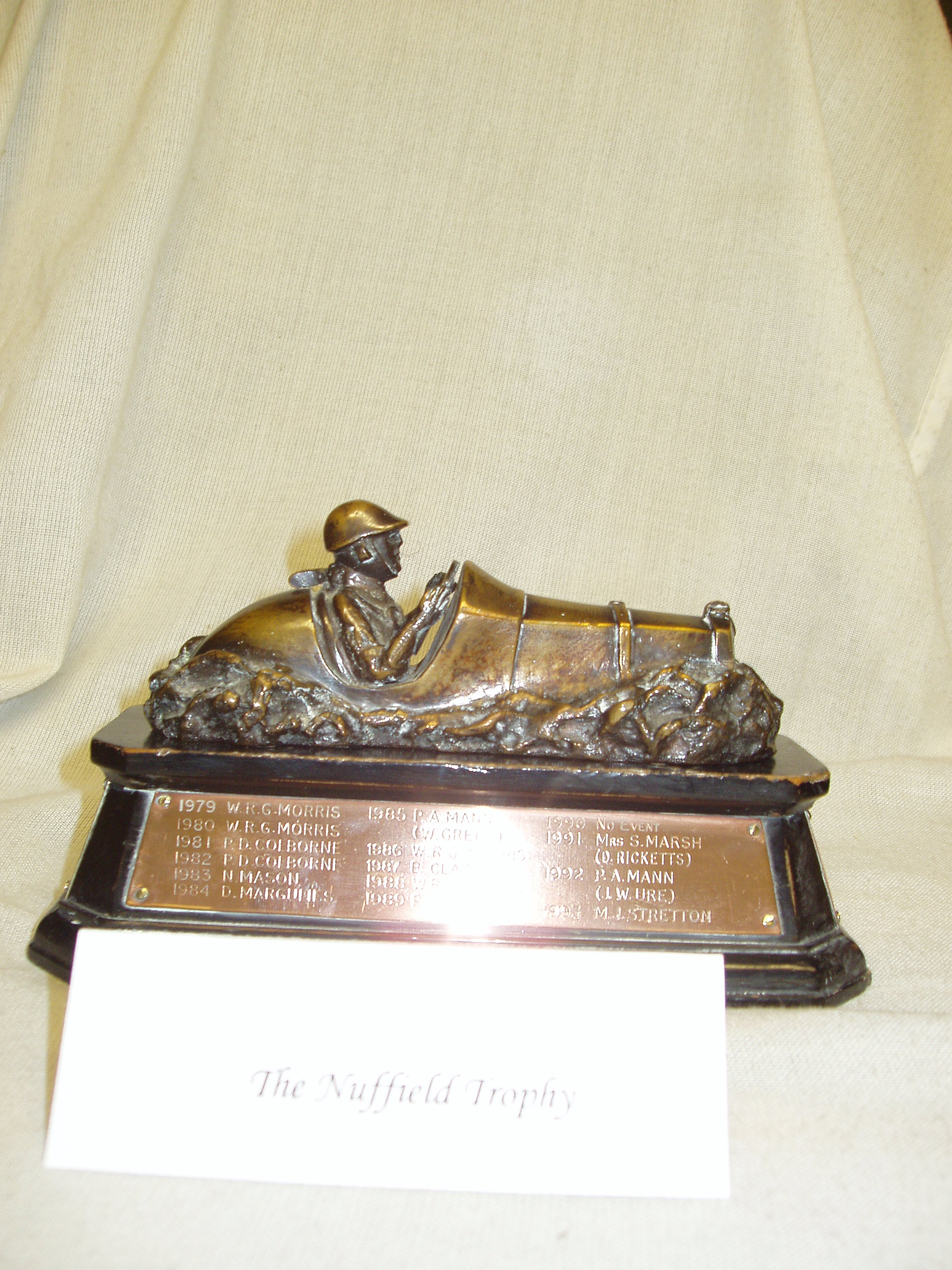 NUFFIELD TROPHY cover