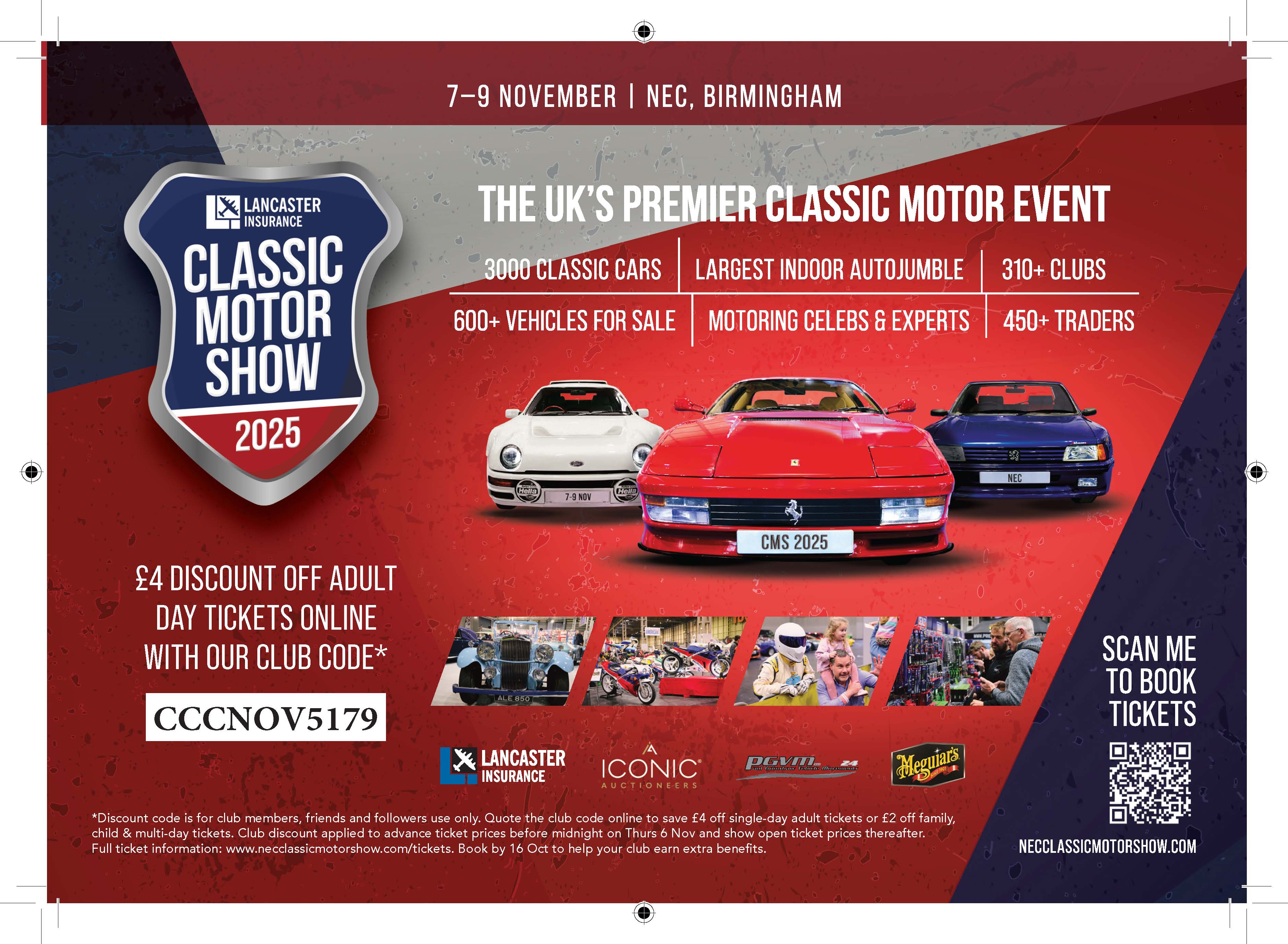 The Classic Motor Show at the NEC will soon be upon us cover